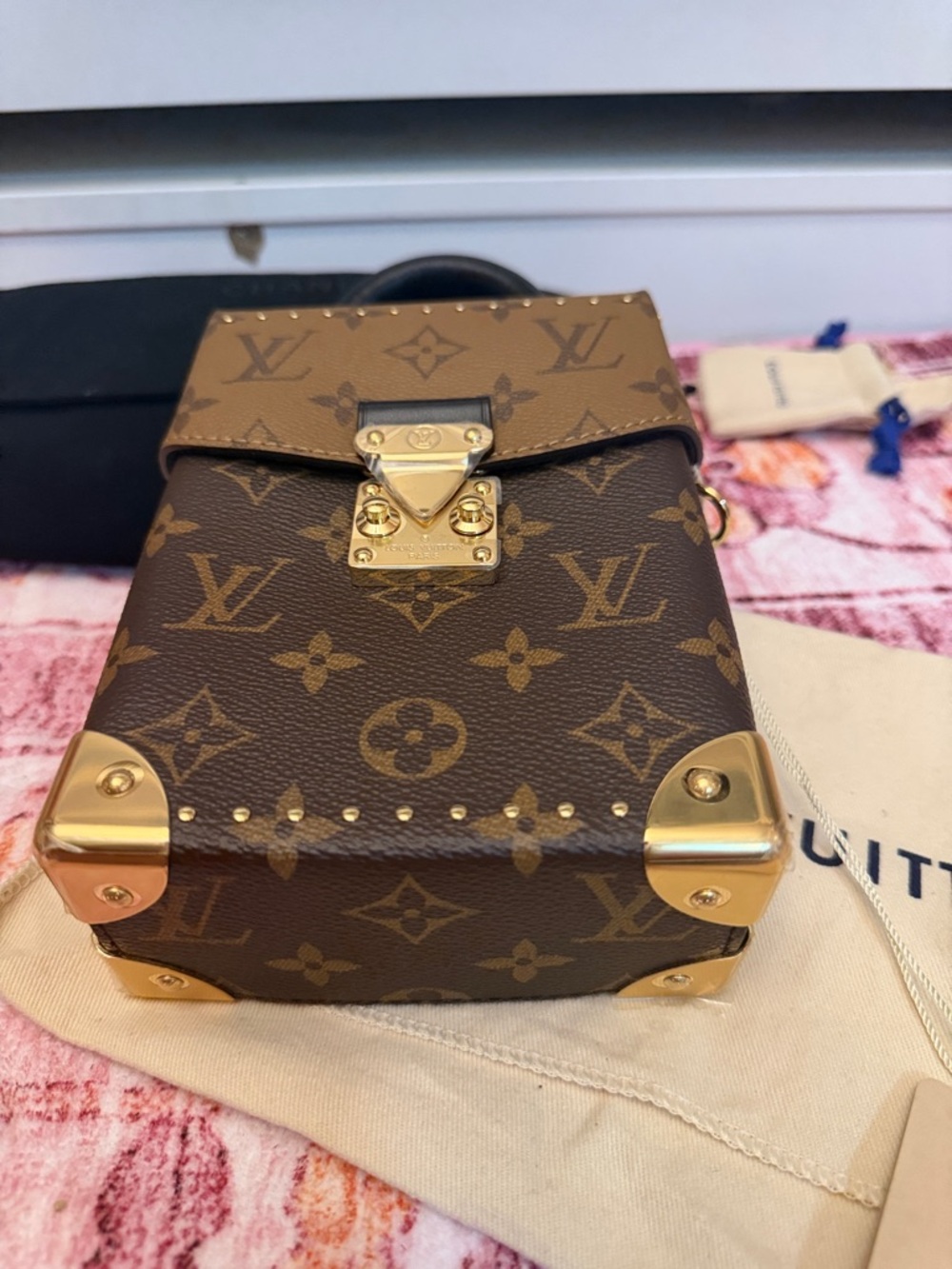 Louis Vuitton camera box  Monogram Mini Trunk Crossbody Bag - Picture 10 of 15